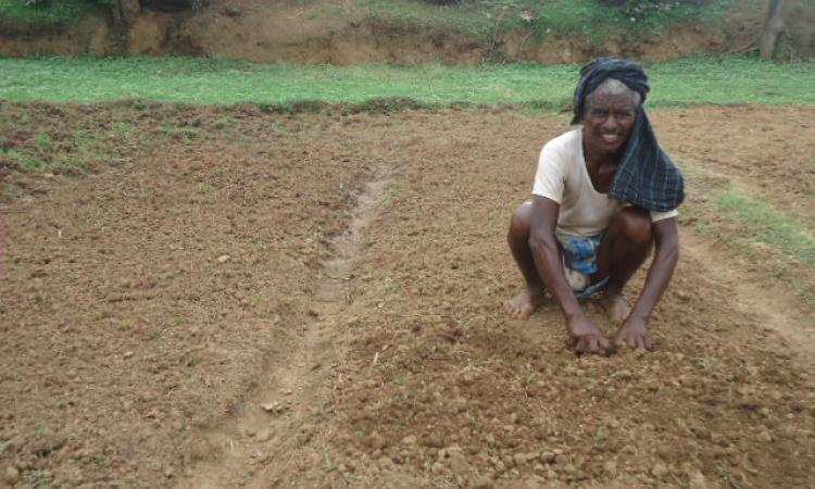 Farmer in Palamau; Image: VSK, Palamau