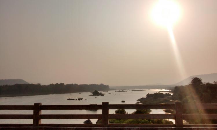 Ken river flows through Panna tiger reserve. (Source: K Gagan, Wikimedia Commons)