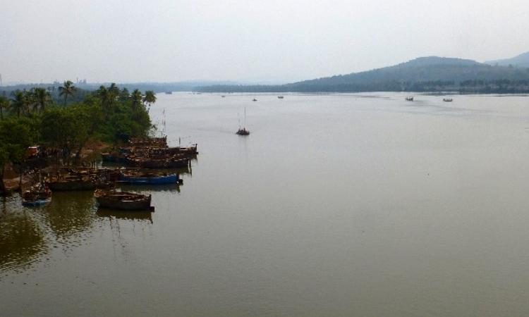 The Mandovi that flows through the state.